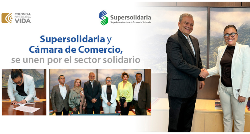 La Superintendencia de la Economía Solidaria y la Cámara de Comercio de Bogotá, unidas para que el sector solidario sea más productivo y competitivo