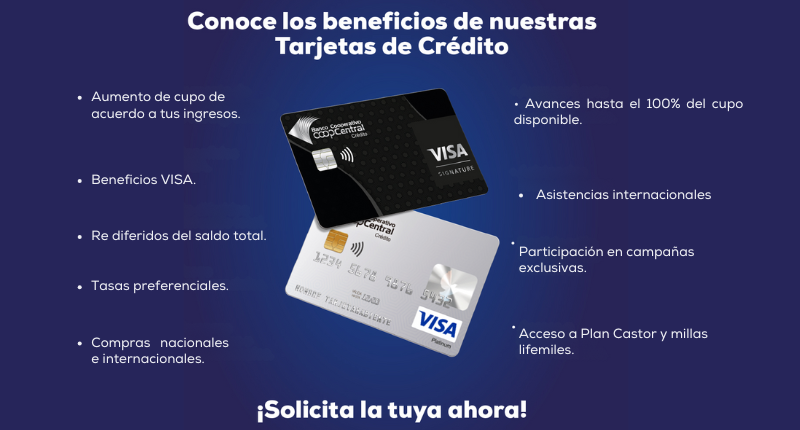 ¡Conoce todo lo que nuestras tarjetas de crédito tienen para ofrecerte!