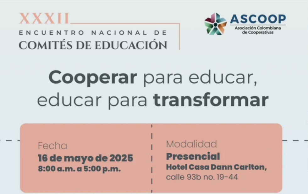 XXXI Encuentro de comités nacional de comités de educación cooperar para educar, educar para transformar